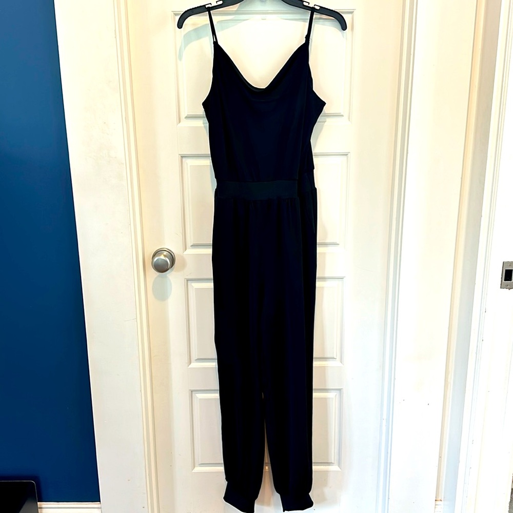 Skies Are Blue Black Jumpsuit